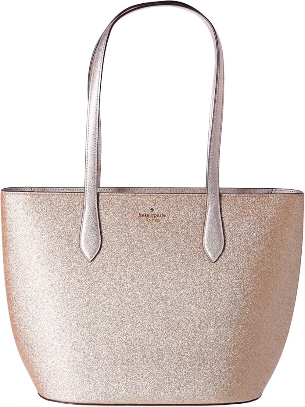 kate spade gold Glitter Tote